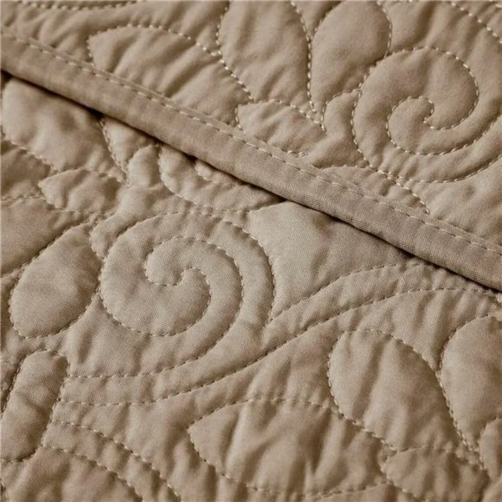 Oversized Quilted Throw in Khaki Finish MP50-2984, 60